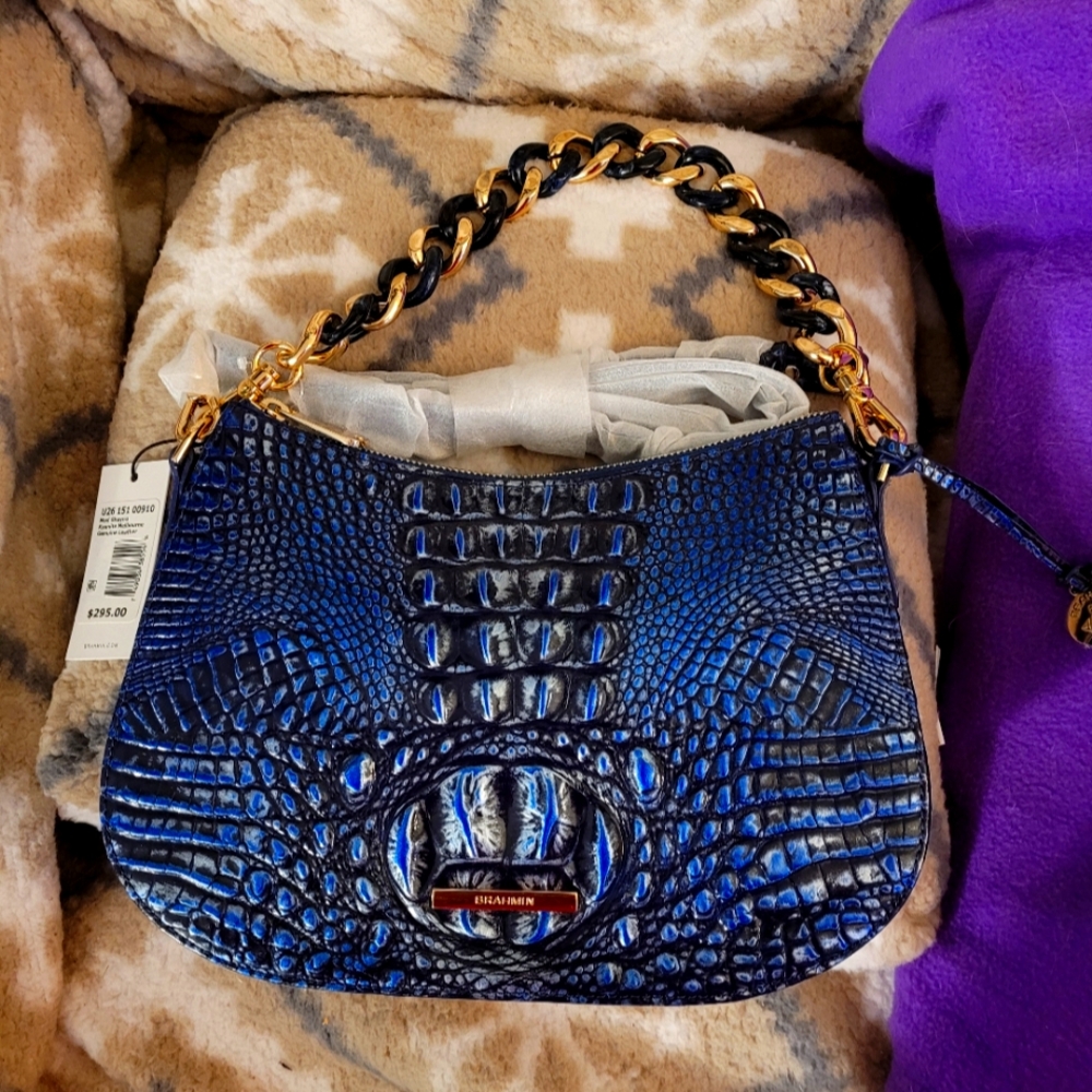 Brahmin Mod Shayna handbag  "Kyanite melbourne " Nwt - Picture 13 of 16